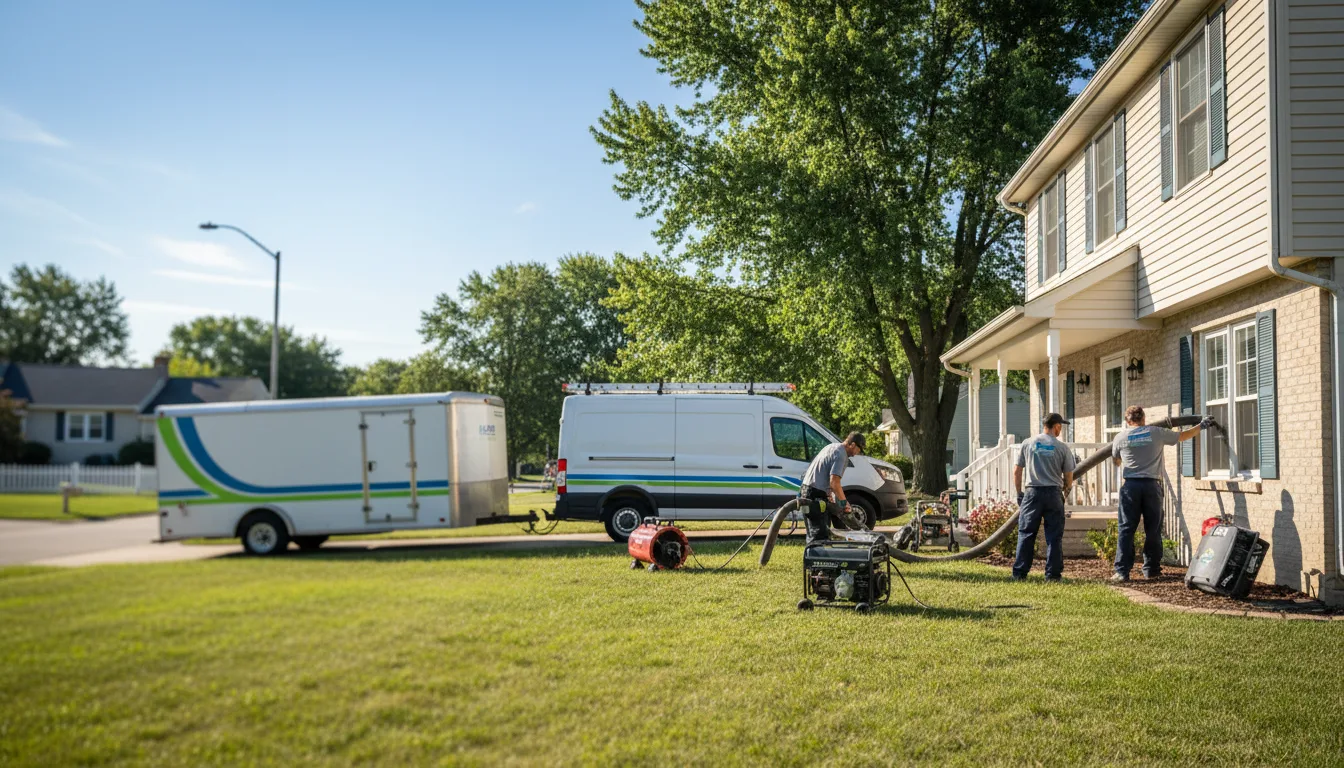 Flooded Basement Restoration And Cleanup With Repair in Virgil, KS near me